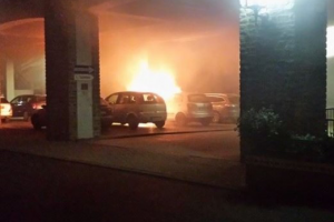 PKW-Brand 17.03.2015